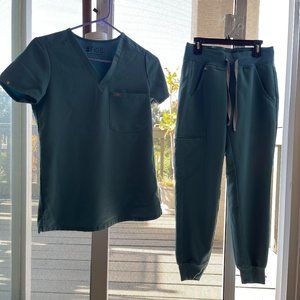 FIGS Hydrogreen XXS Scrub Set